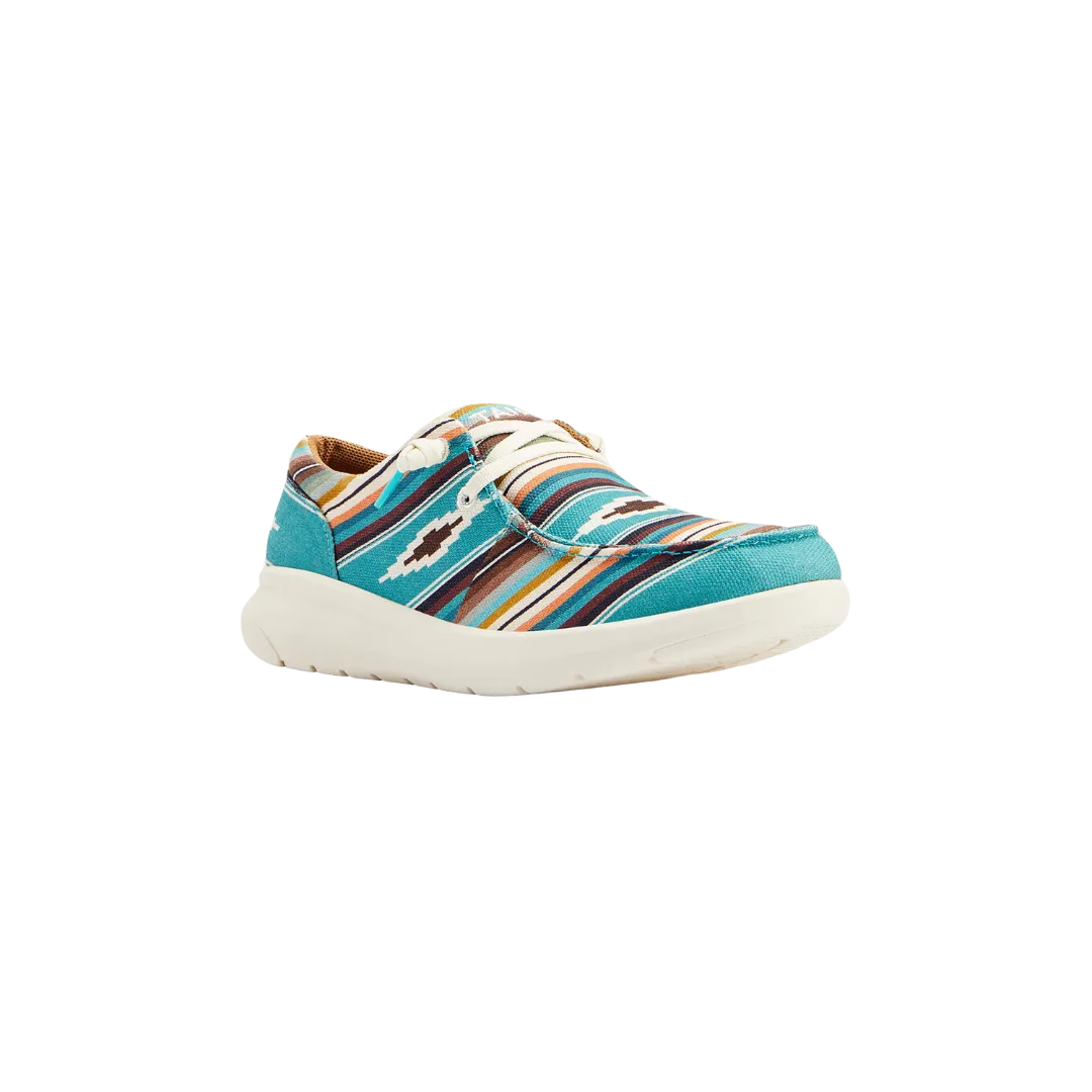 Ariat Women's Hilo Turquoise Serape Print Slip On Shoe