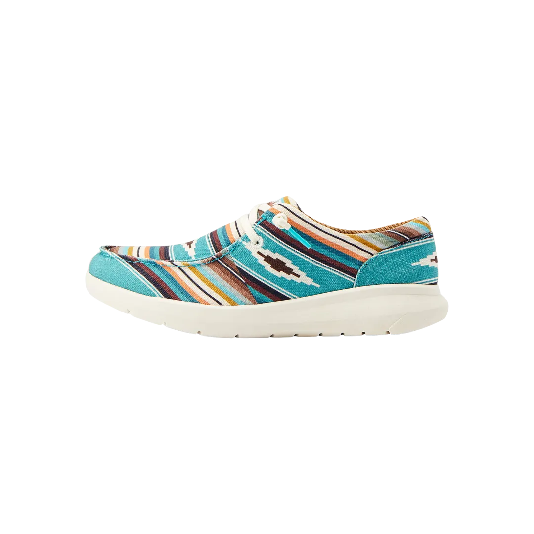 Ariat Women's Hilo Turquoise Serape Print Slip On Shoe