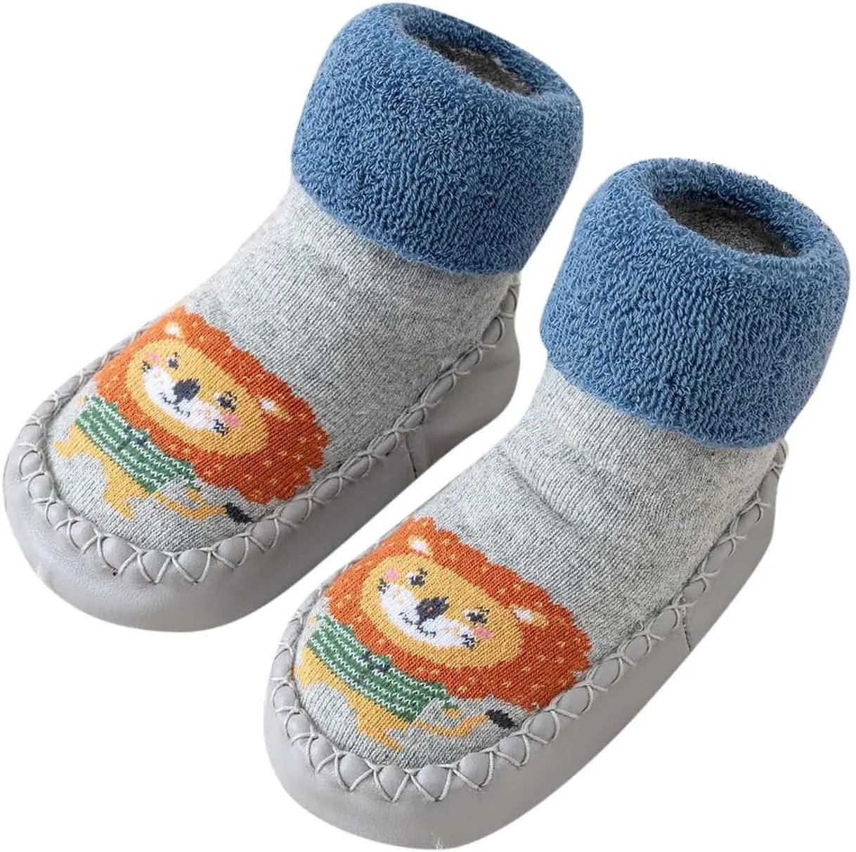 Baby Sock Shoes Children Toddler Autumn Winter Boys Girls Floor Sports Shoes Socks Shoes Flat White Shoes B