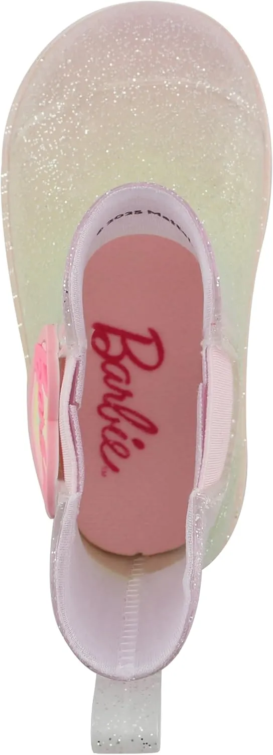 Barbie Toddler Chelsea Rain Boots, Waterproof Rubber Kids Boots