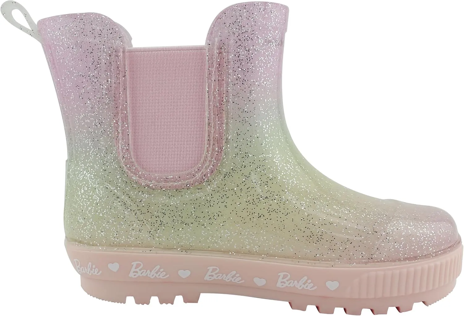 Barbie Toddler Chelsea Rain Boots, Waterproof Rubber Kids Boots