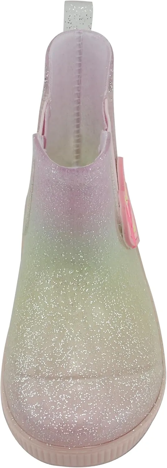 Barbie Toddler Chelsea Rain Boots, Waterproof Rubber Kids Boots