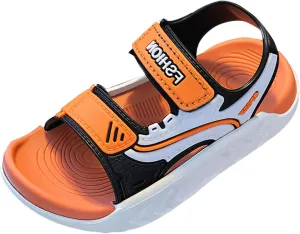 Boys' Casual and Comfortable Sandals Non Slip Soft Sole Boys' Middle and Large Children's Non Slip Beach Girls Sandal