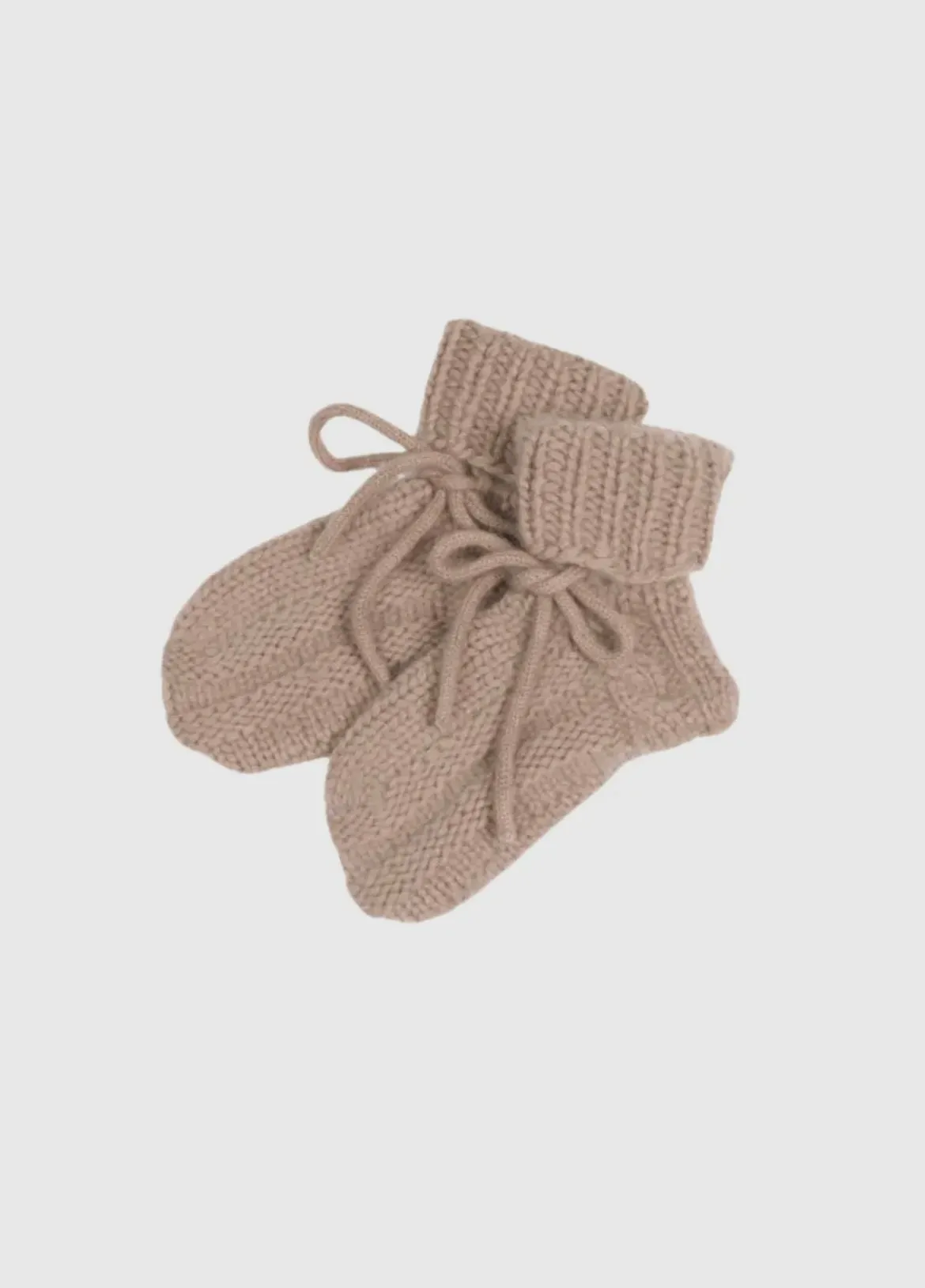 Cashmere Booties | Hazelnut