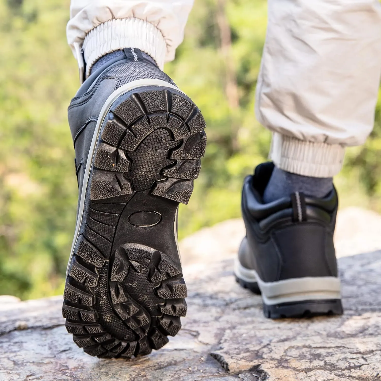 CC-Los Men's DualTrek Waterproof Hiking Boots Work Boots Size 7.5-14