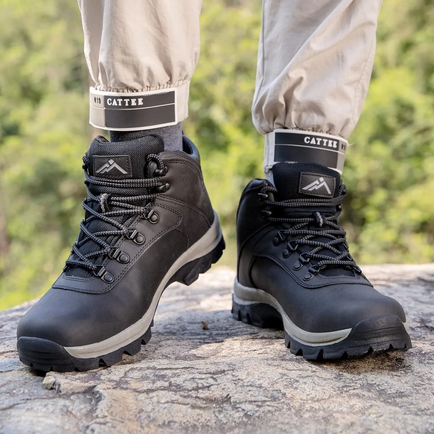 CC-Los Men's DualTrek Waterproof Hiking Boots Work Boots Size 7.5-14