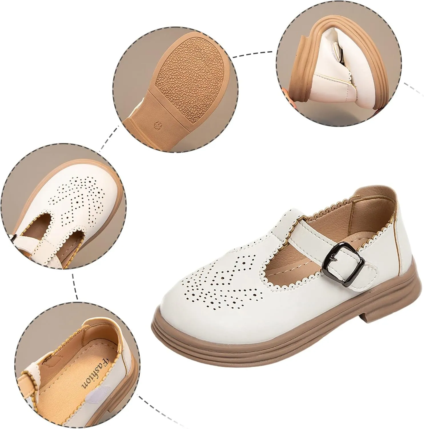 Children Shunky Heel Flower Sandals Fashion Princess Shoes Performance Sandals Children Shoes Girls Beach Sandals