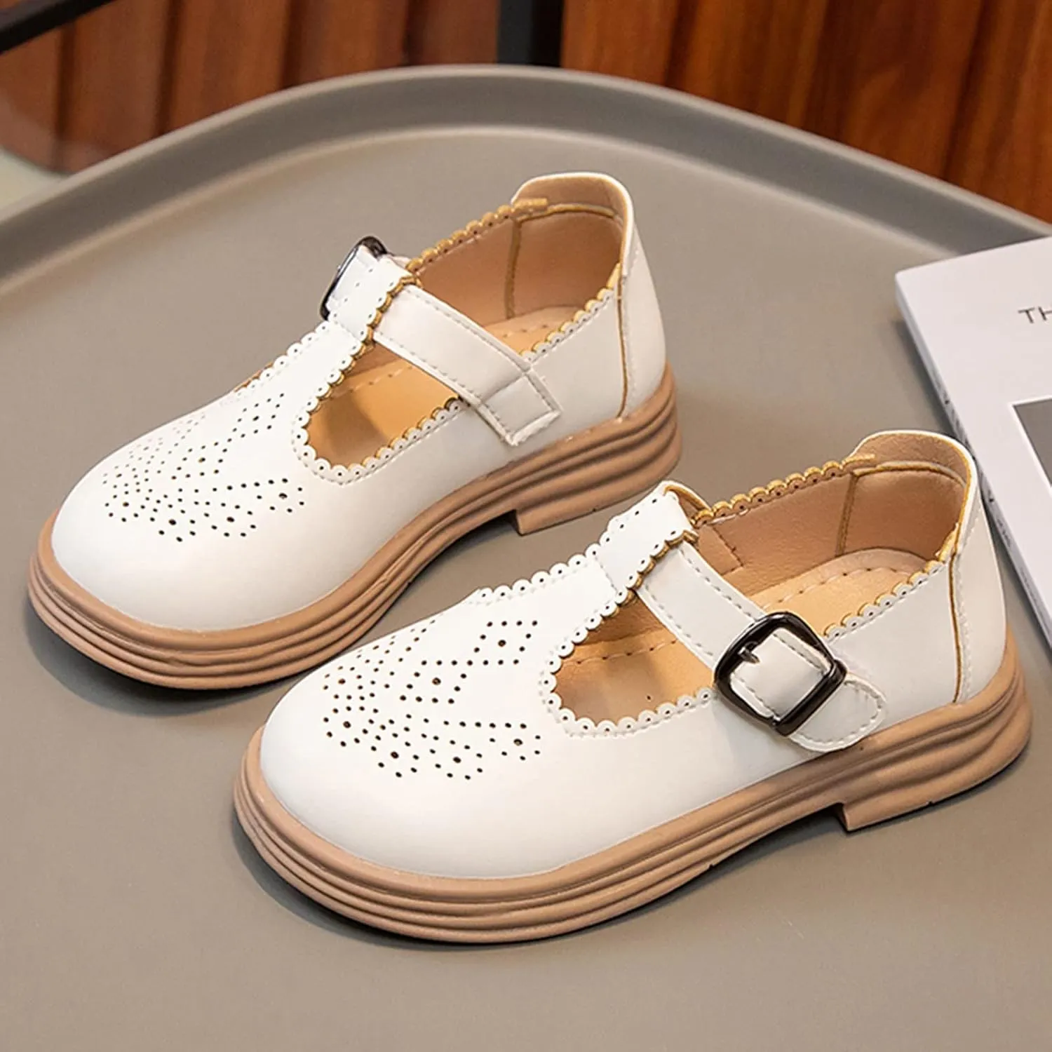 Children Shunky Heel Flower Sandals Fashion Princess Shoes Performance Sandals Children Shoes Girls Beach Sandals