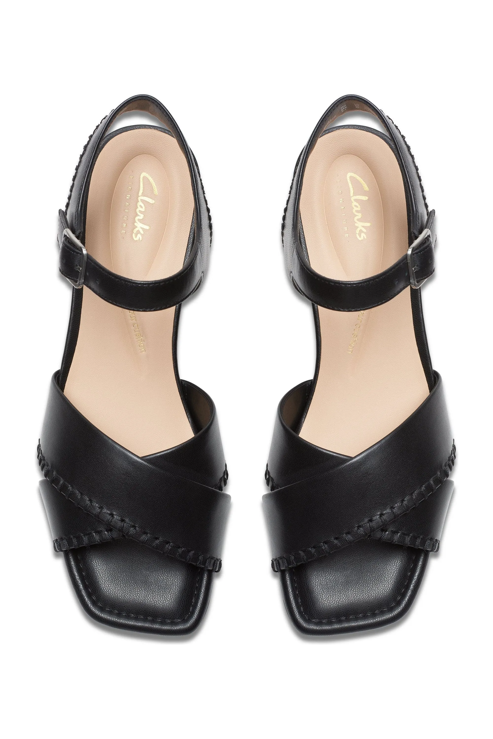 Clarks Serina35 Cross in black leather