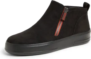 Dearfoams Women's Original Comfort Val Side Zip Wedge Sneaker