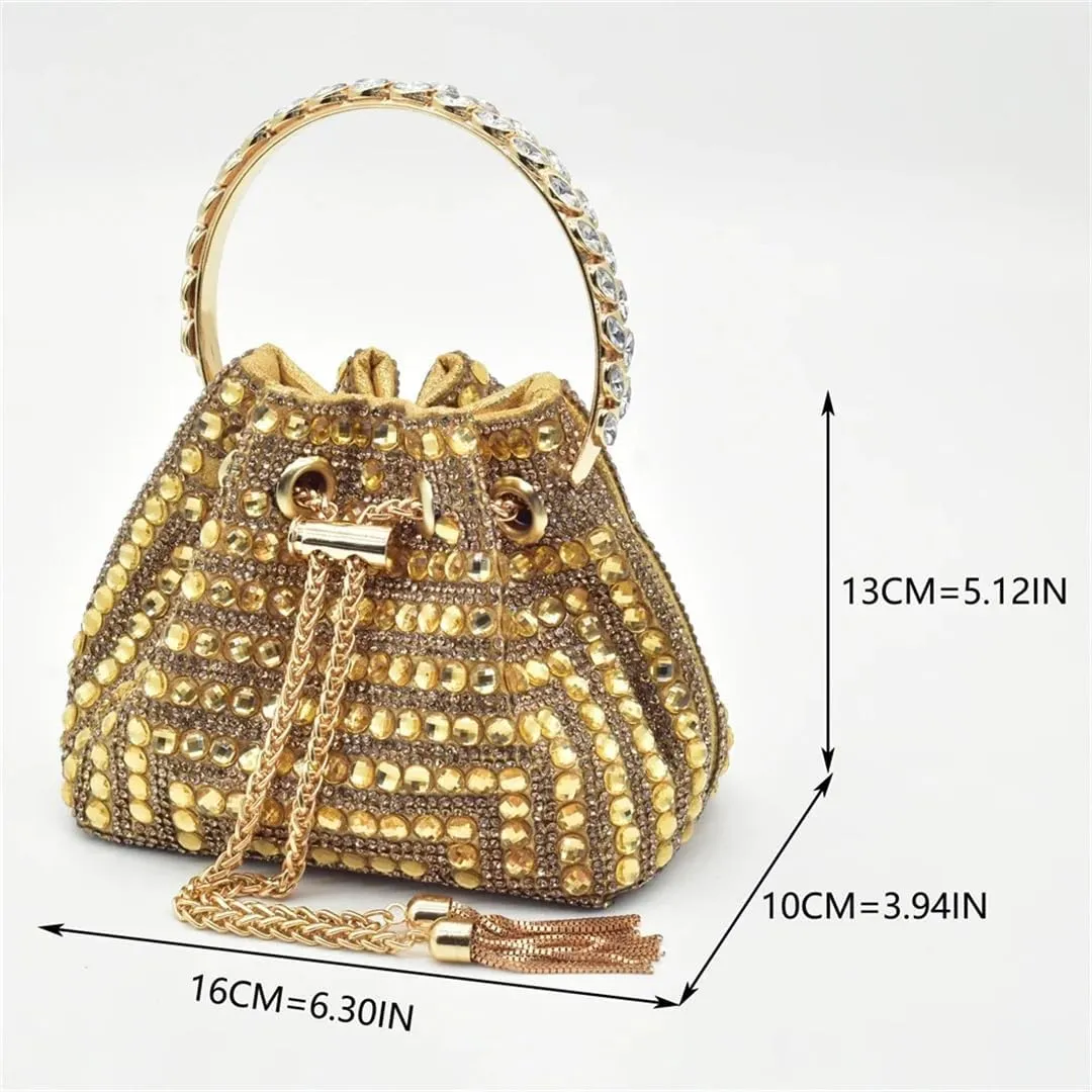 Fashion Shoes and Bags to Match Set Nigeria Party Women's Wedding Bag and Shoe Set Decorated with Rhinestone