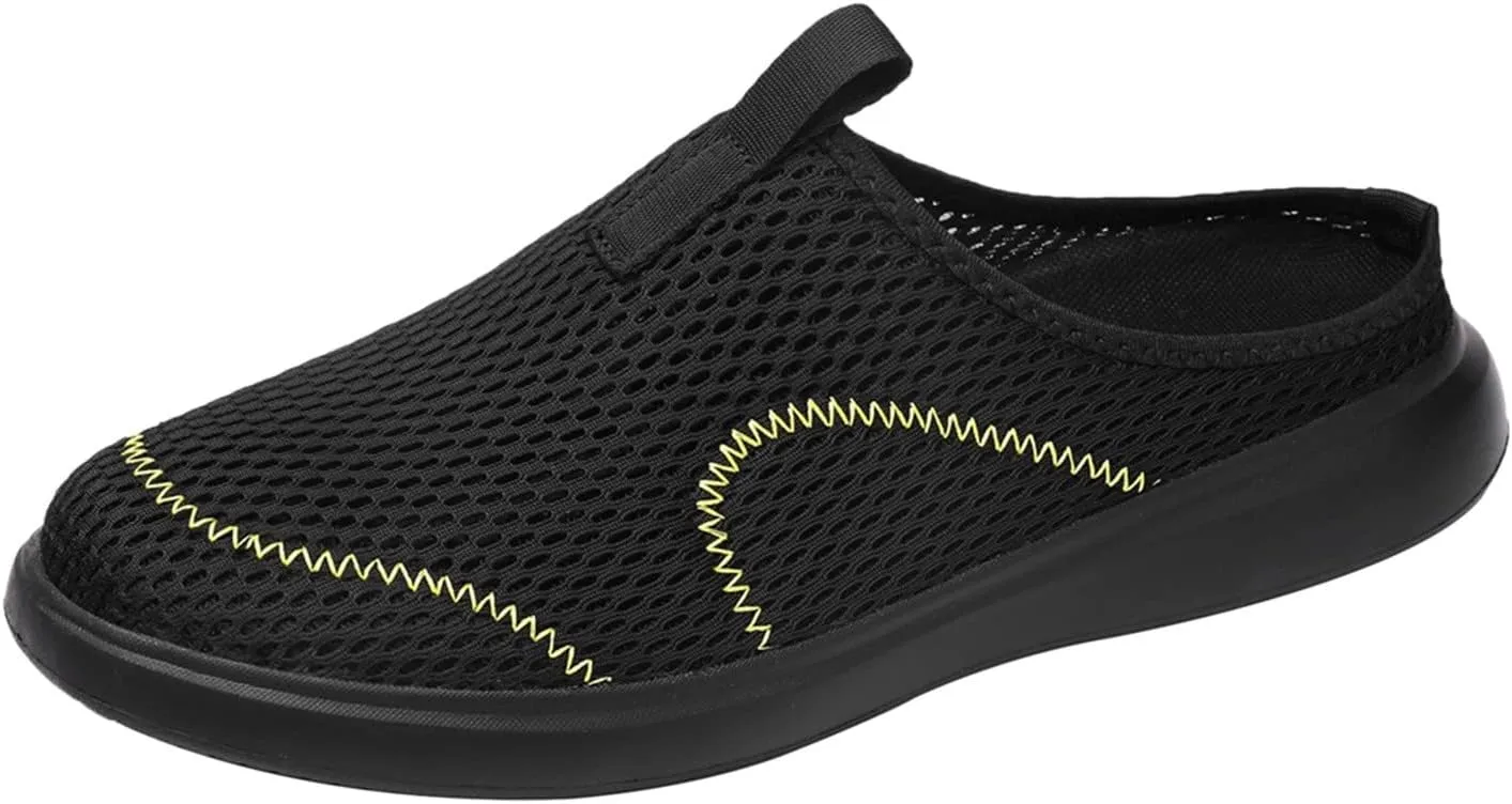 Fashion Summer Men Breathable Mesh Flat Elastic Casual Shoes Mens Sneaker Socks Sneaker