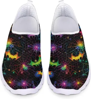 GIFTPUZZ Women Men Casual Non Slip Comfort Walking Shoes Soft Lightweight Slip On Sneakers