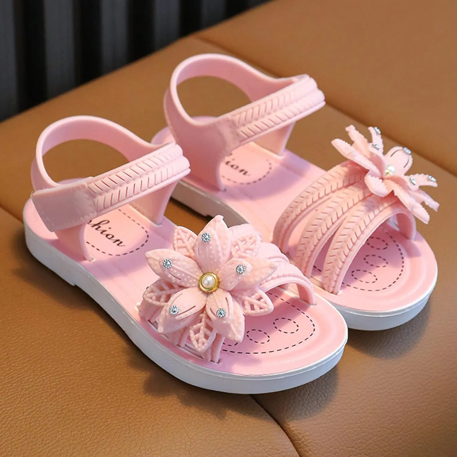 Girls Dress Sandals Children Shoes Girls Sandals Summer Soft Sole Non Slip Comfortable Fashion Shoes Bow Sandals