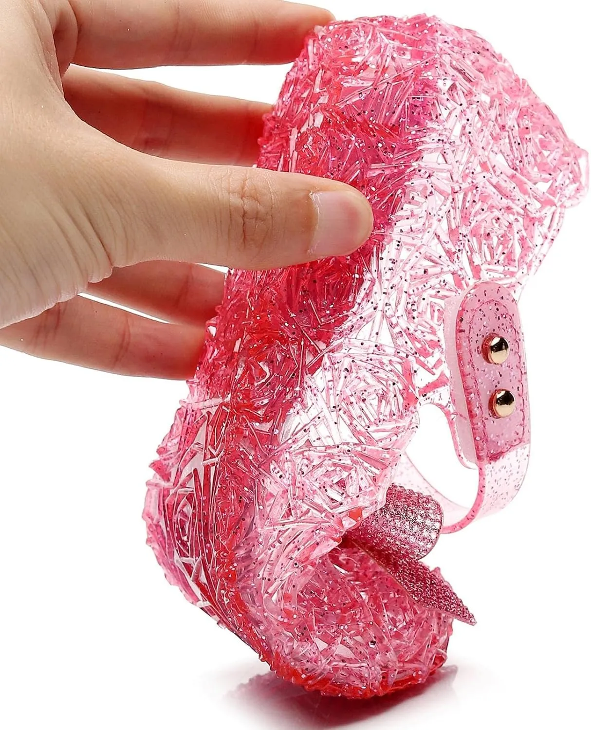Girls Sandals Party Shoes Girls Sandals Fashion New Pattern Cute Bow Decoration Soft Sole Comfortable Hook Loop Shoes