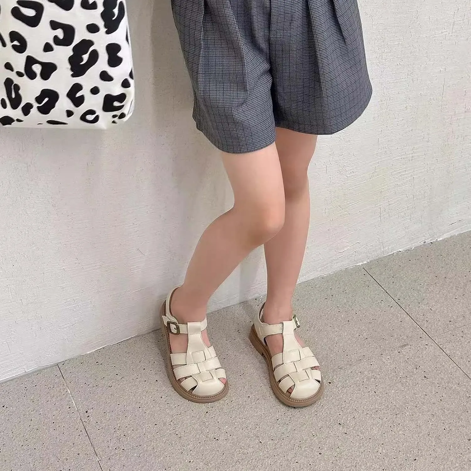Girls Summer Sandals Casual Dress Shoes for Toddler Comfortable Lightweight Beach Fisherman Sandals