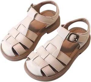 Girls Summer Sandals Casual Dress Shoes for Toddler Comfortable Lightweight Beach Fisherman Sandals