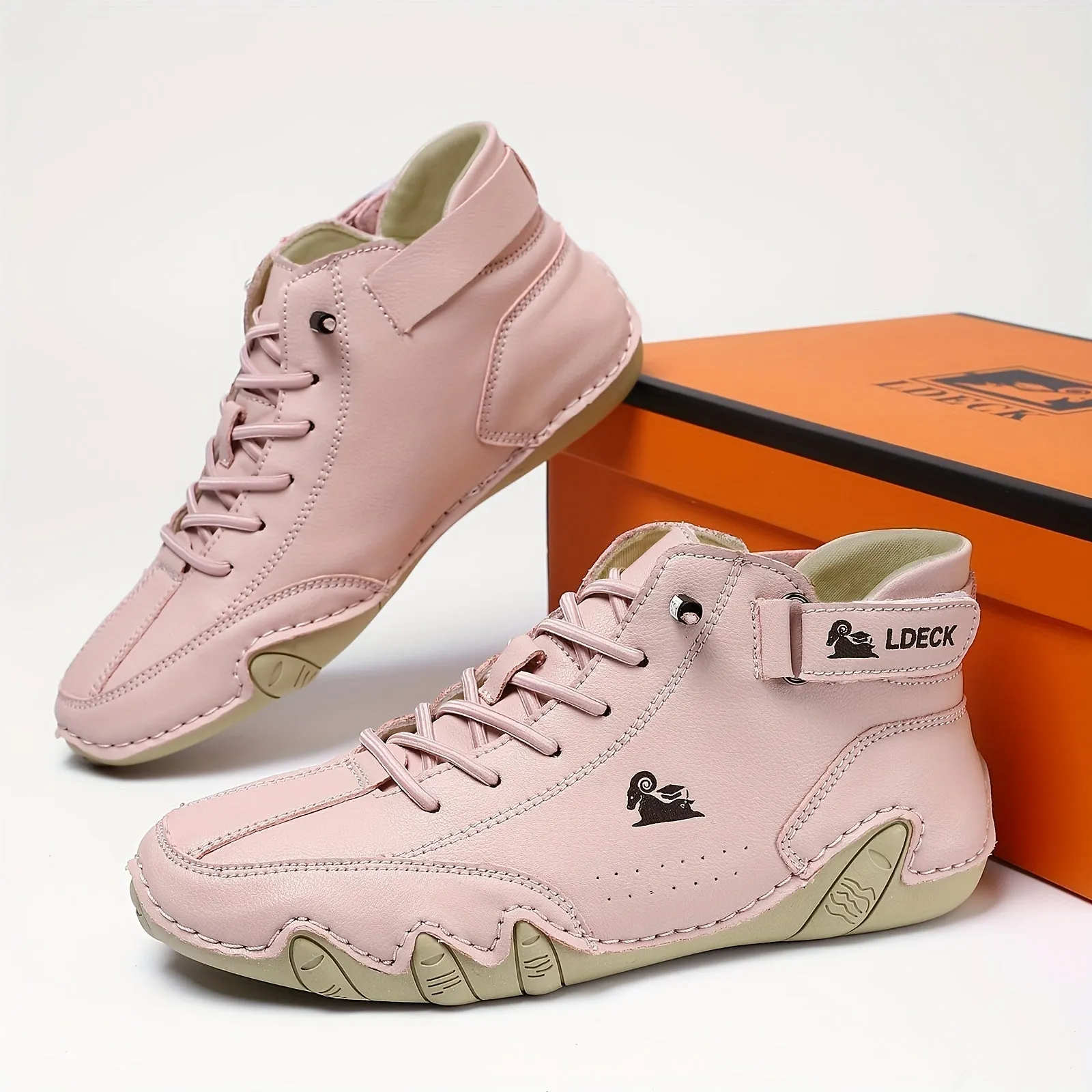 Grace  High-Top Lace-Up Trainers