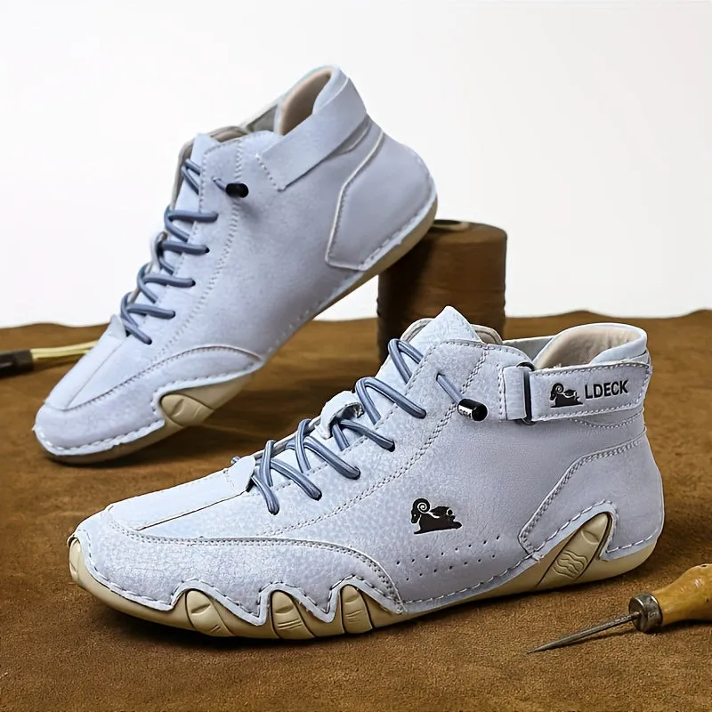 Grace  High-Top Lace-Up Trainers