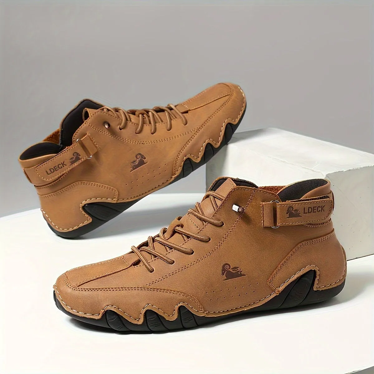 Grace  High-Top Lace-Up Trainers
