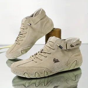 Grace  High-Top Lace-Up Trainers