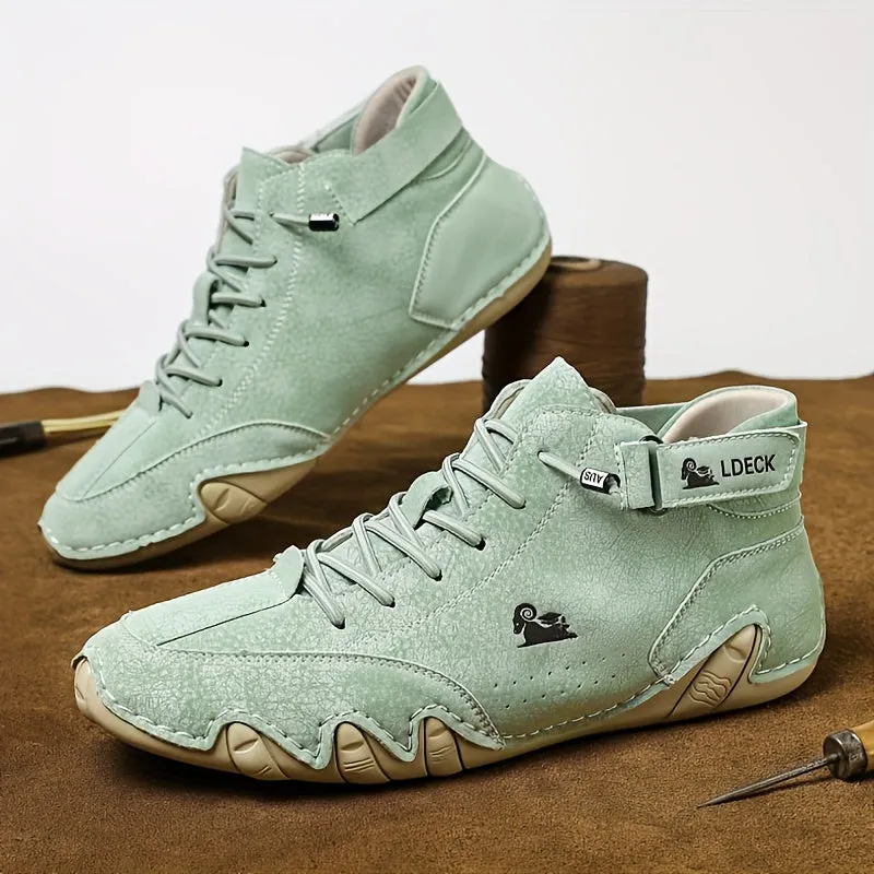 Grace  High-Top Lace-Up Trainers