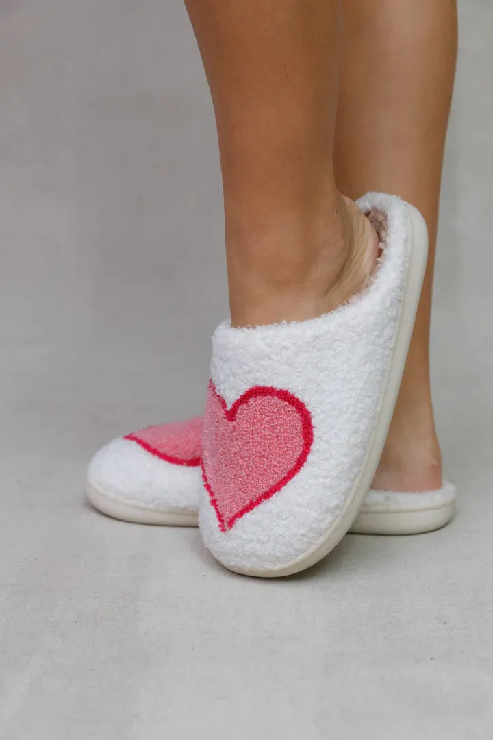 HEART PUFF SLIPPERS