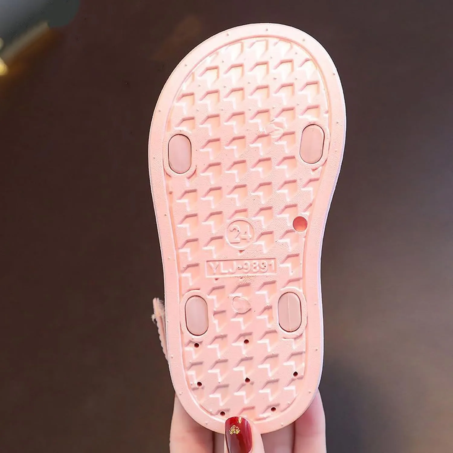 Heels Sandals Ankle Strap Wedding Party Girls Shoes Comfortable Thick Soled Open Toed Sandals Fashionable Beach Double Adjustable Boys Girls