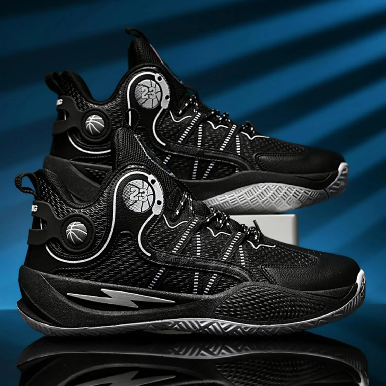 High Top Basketball Shoes for Women Lightweight Breathable Mesh Non Slip Outdoor Cushioning Workout Tennis Athletic Sneakers