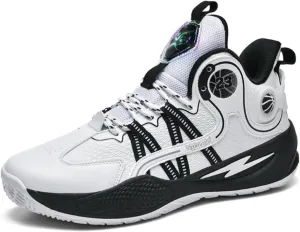 High Top Basketball Shoes for Women Lightweight Breathable Mesh Non Slip Outdoor Cushioning Workout Tennis Athletic Sneakers