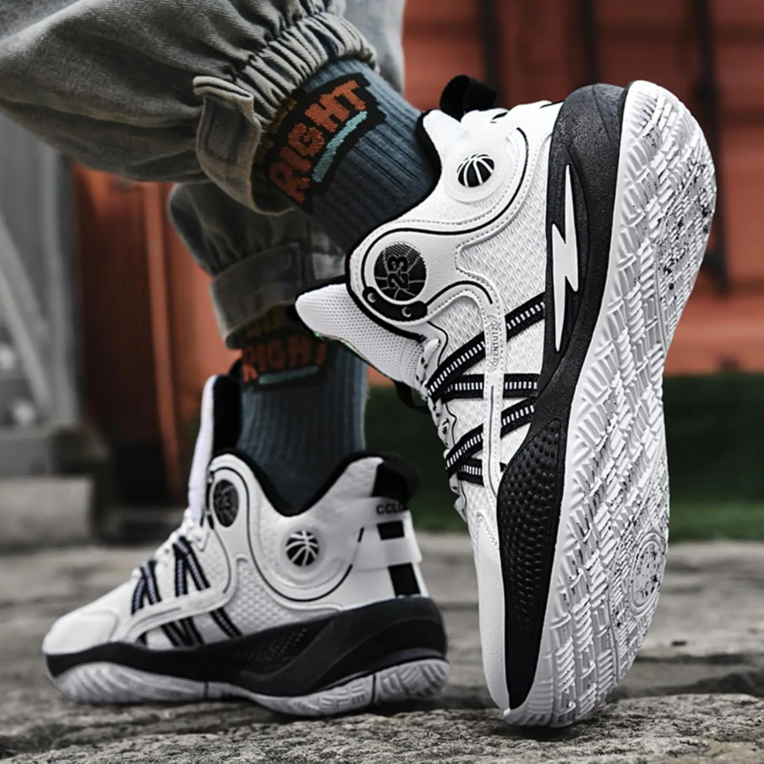 High Top Basketball Shoes for Women Lightweight Breathable Mesh Non Slip Outdoor Cushioning Workout Tennis Athletic Sneakers