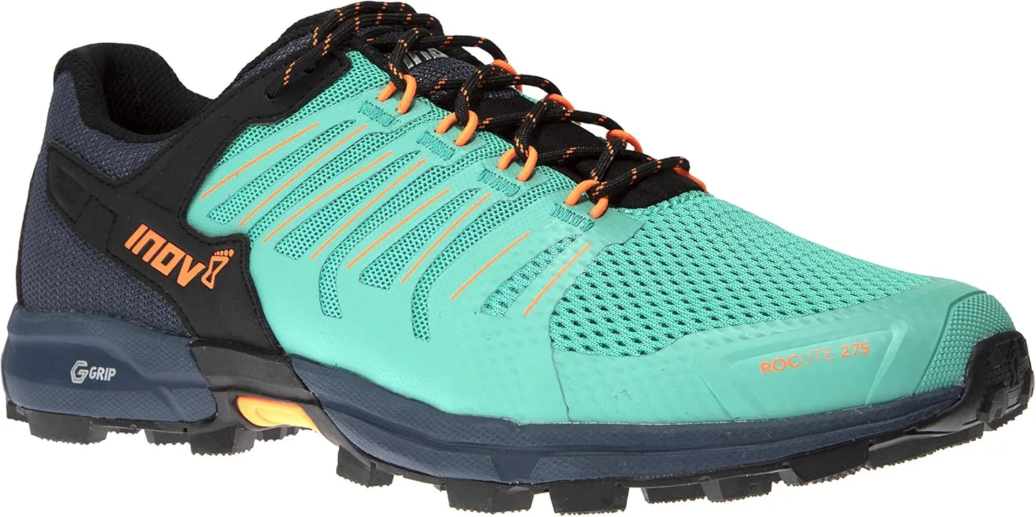 INOV-8 Women Roclite G 275, Color: Teal/Navy, Size: 10.5 (000807-TLNY-M-01-10.5)