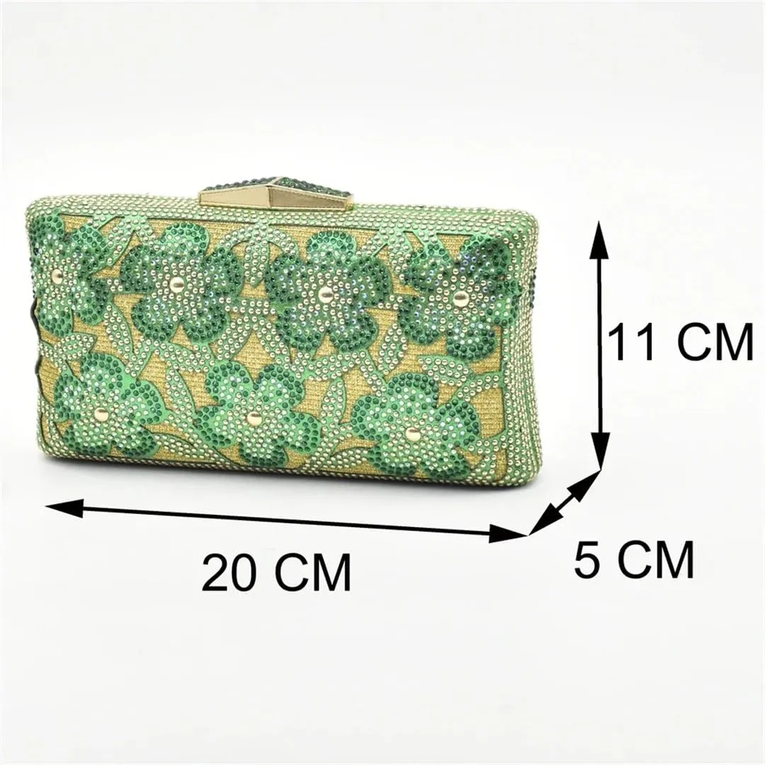 Luxury Italian Shoes Bag Set for Women Buckle Strap Summer Party Wedding Metal Decoration