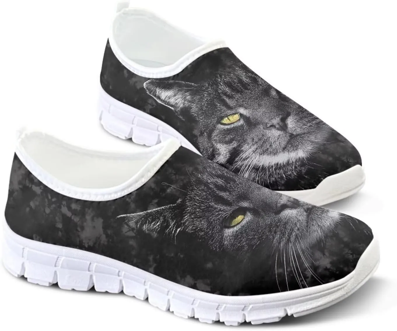 Men's Comfort Loafers Casual Slip-Ons Lightweight Walking Flats Comfortable Cycling Workout Tennis Shoes White Sole