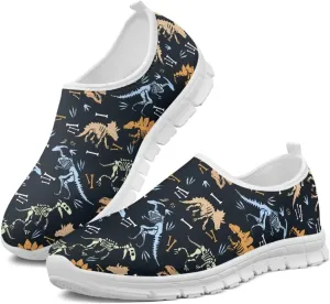 Men's Comfort Loafers Casual Slip-Ons Lightweight Walking Flats Comfortable Cycling Workout Tennis Shoes White Sole