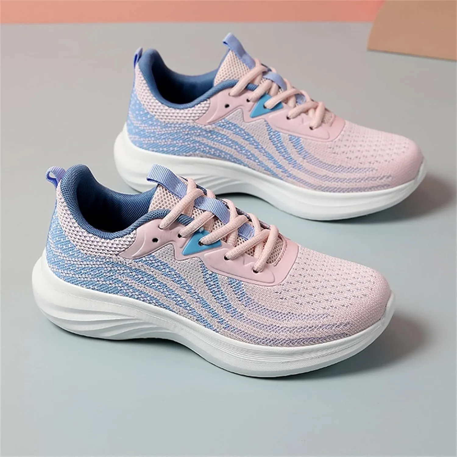 Men's Running Shoes-Breathable Lightweight Gym Comfortable Tennis Road Sneaker Training Shoes Walking Non-Slip Athletic Sneakers