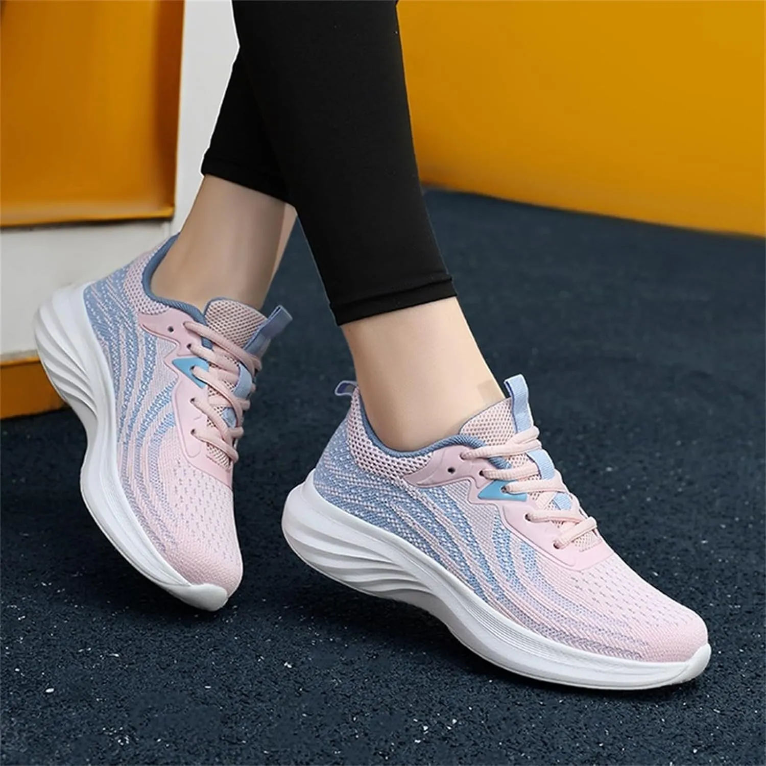 Men's Running Shoes-Breathable Lightweight Gym Comfortable Tennis Road Sneaker Training Shoes Walking Non-Slip Athletic Sneakers