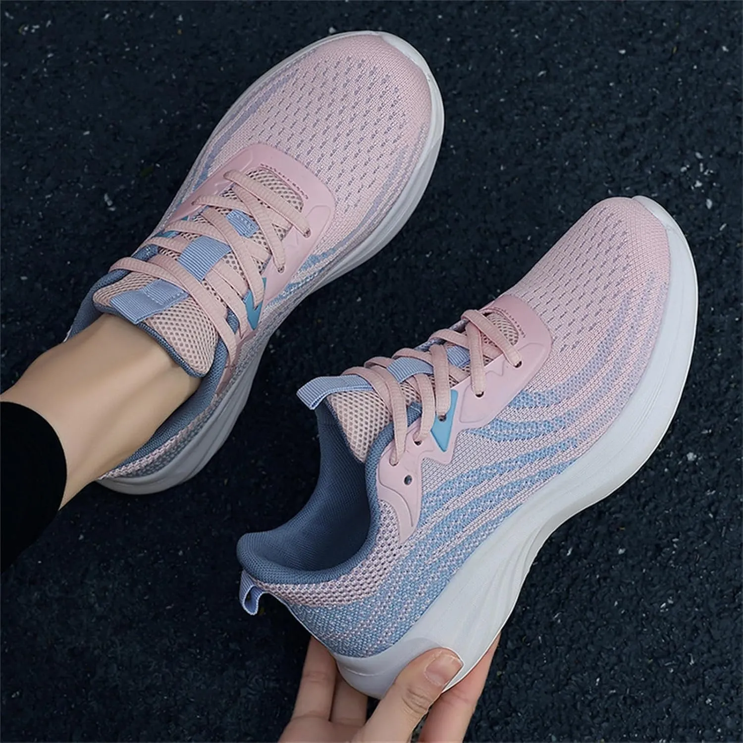 Men's Running Shoes-Breathable Lightweight Gym Comfortable Tennis Road Sneaker Training Shoes Walking Non-Slip Athletic Sneakers