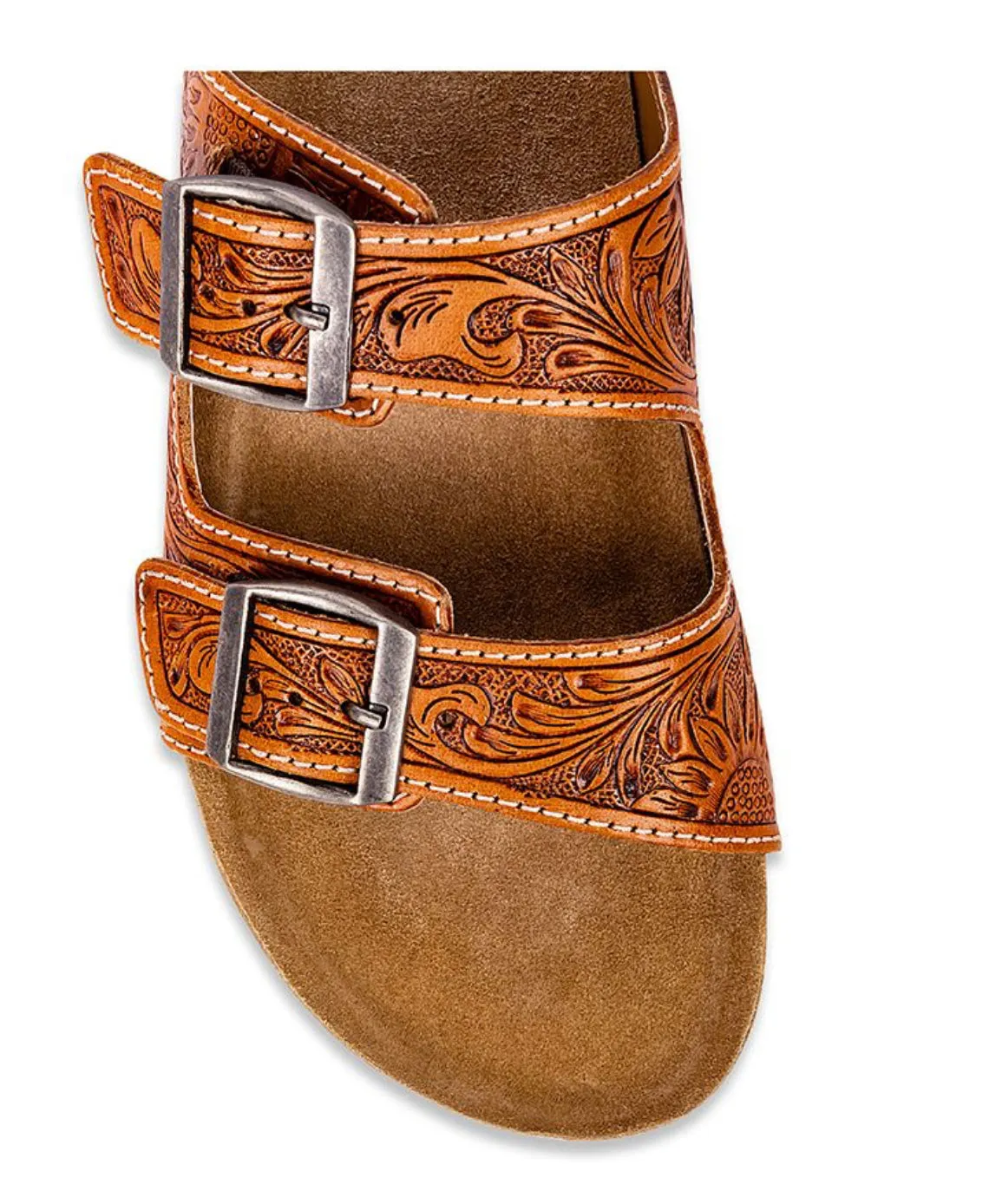 Molly Megan Hand-Tooled Sandals by Myra