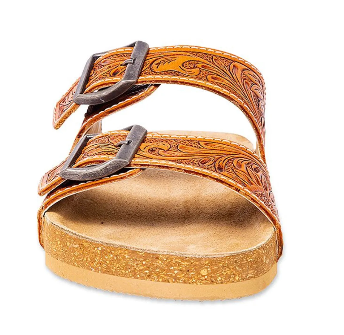 Molly Megan Hand-Tooled Sandals by Myra