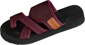 Orthopedic Sandals for Women Summer Casual Open Toe Beach Vacation Shoes Arch Support Wedge Flip Flops Comfortable Dressy Casual Beach Slippers