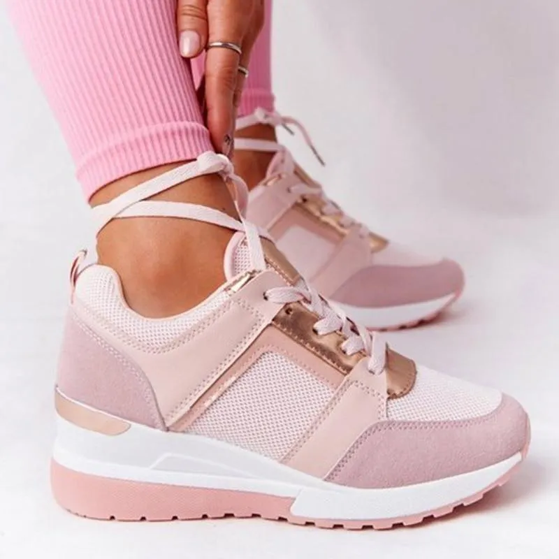 Rhie  Wedge Heel Trainers