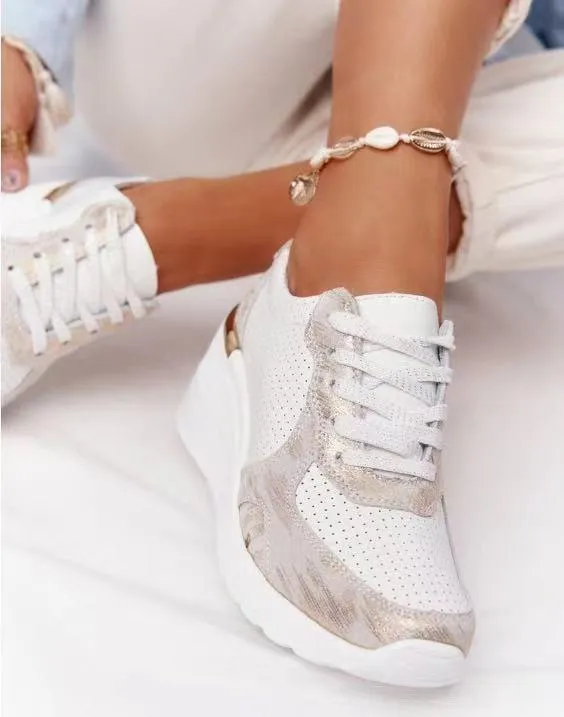 Rhie  Wedge Heel Trainers