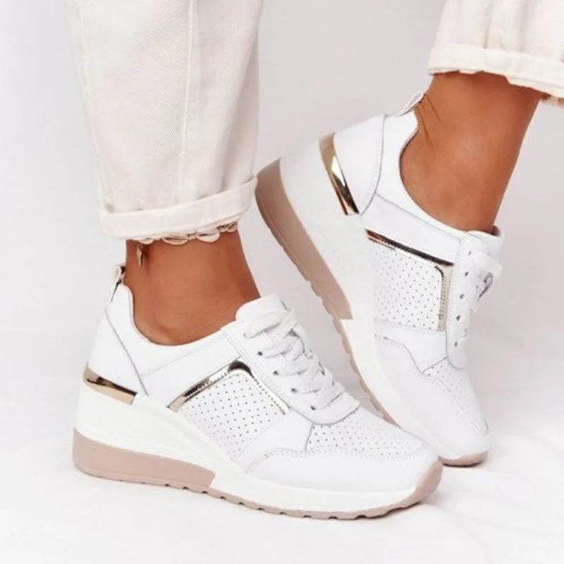Rhie  Wedge Heel Trainers