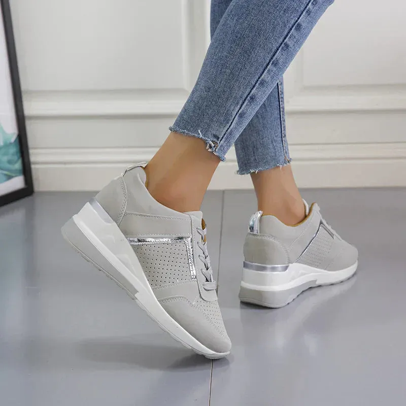 Rhie  Wedge Heel Trainers