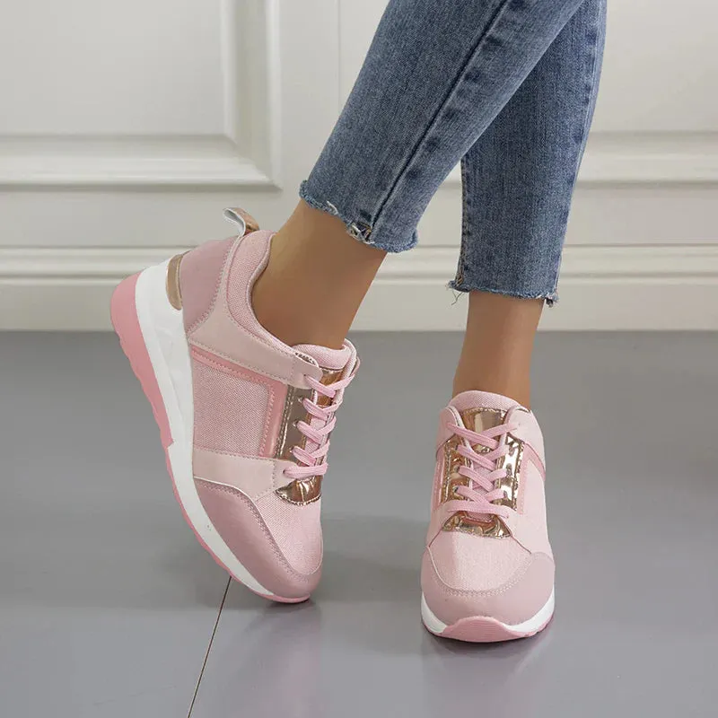 Rhie  Wedge Heel Trainers