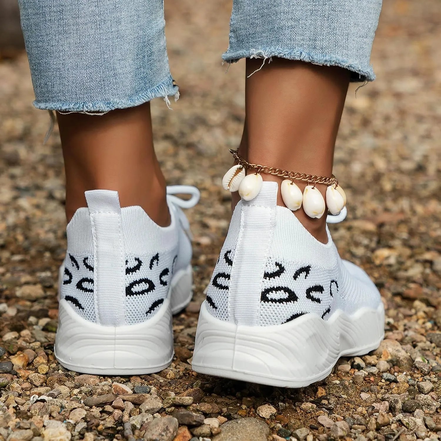 Running Shoes Women Walking Shoes Lightweight Tennis Shoes Non Slip Shoes Casual Breathable Sneakers for Workout Sports