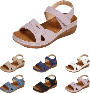 Summer Sandals For Women 2025 Comfortable Wedge Sandal Trendy Arch Upport Slip On Shoe Casual Orthopedic shoes
