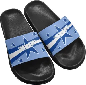 Summer Slide Slippers for Men Women, Lightweight House Sandals Slide Sandal Non-Slip Shower Shoes with Arch Support