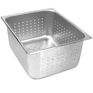 Thunder Group STPA7002PF Full Size 2 1/2" Deep Perforated 24 Gauge Steam Pans